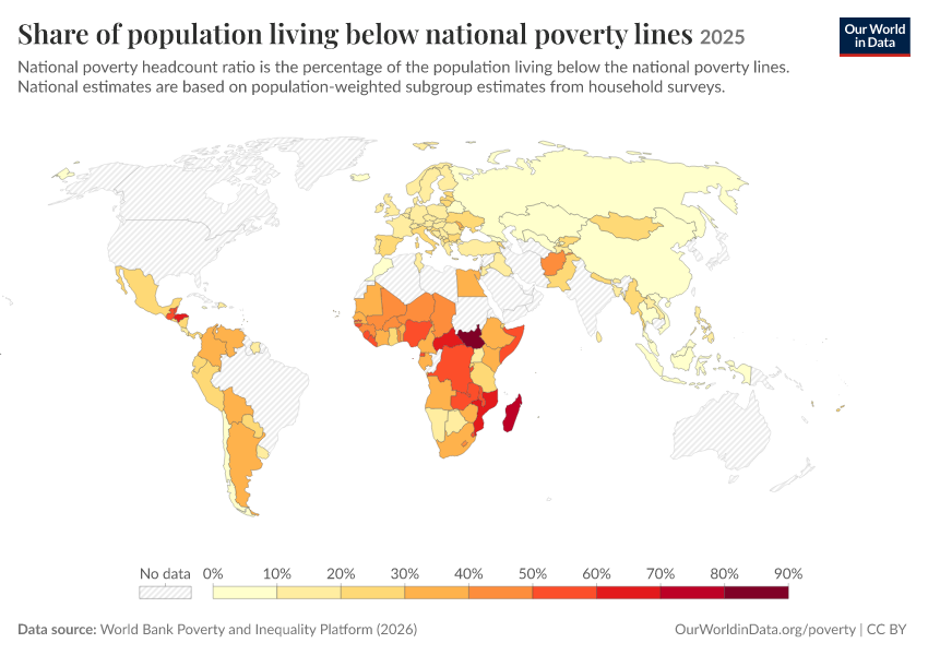A thumbnail of the "Share of population living below national poverty lines" chart